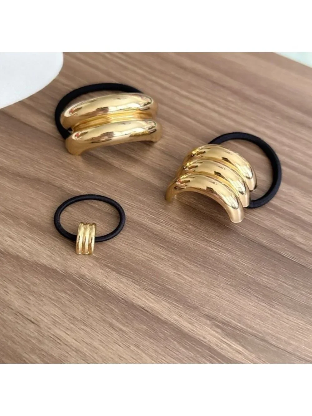 Elegant Gold Hair Cuffs Q87